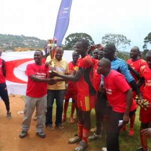 Div. A Chairman Wasswa Kasule David battling with NRM's Michael Mutebi. 