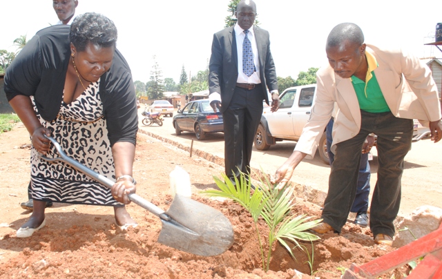 Entebbe RDC Rose Kirabira In Tree Planting Campaign On Independence Day