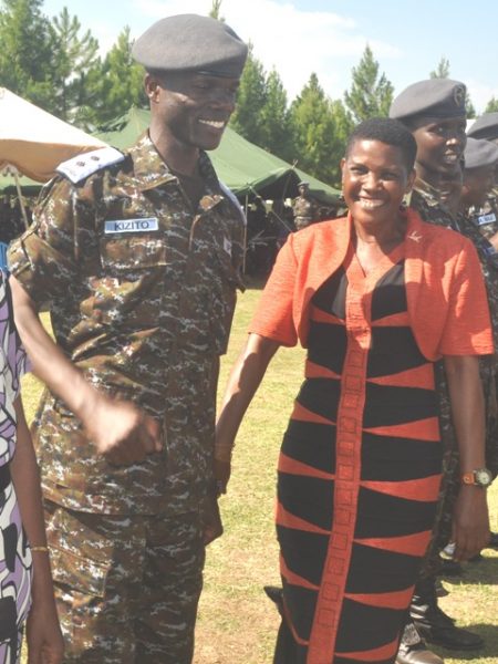 Lt Col Kizito With His Sweet Heart