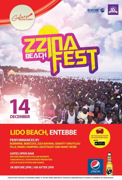 It's gonna be massive on Sunday as Galaxy FM Presents the Zzina Beach Fest @ Lido Beach 