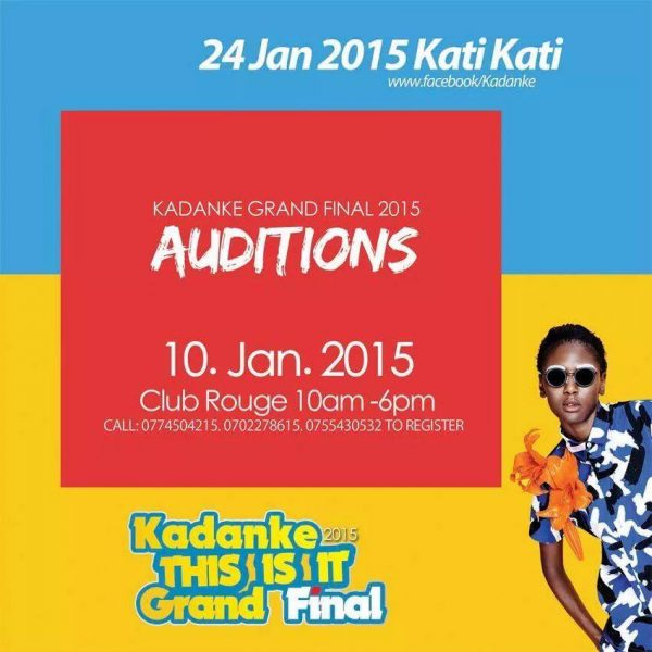 Kandanke Auditions are on this Saturday January 10 at Club Rounge.