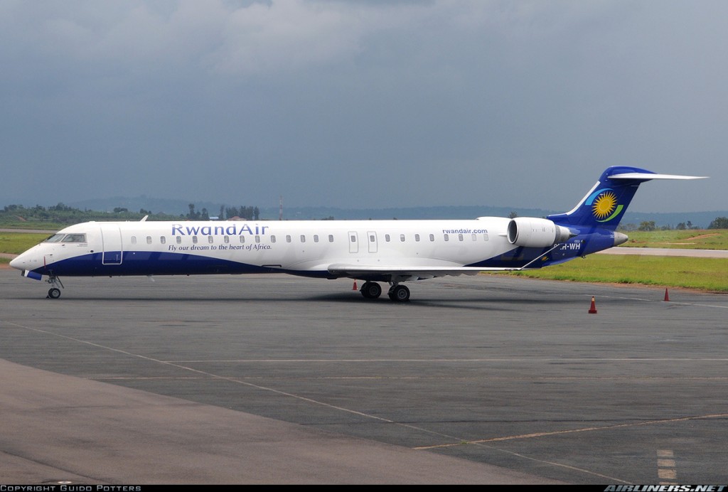 Bombardier CRJ-900 (CL-600-2D24) aircraft. It began plying the Entebbe- Nairobi route on January 29.