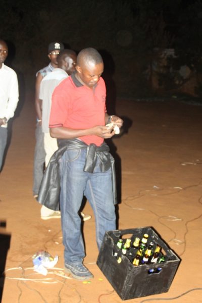 Booze Hawker counting cash.