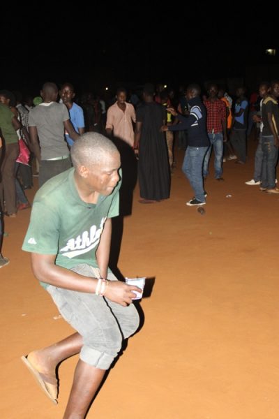 Drunko sweats after downing waragi sackets.