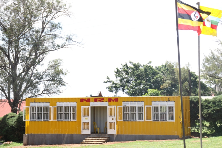 Mubangizi's small office where she will run her campaigns and mobilise her supporters.