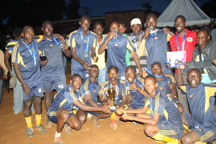 Kampala DFC pose for a photo after finishing as runner up.