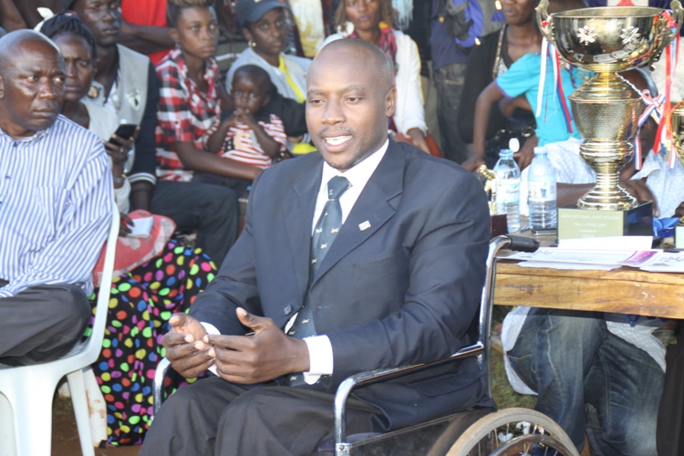 Tournament Sponsor and aspiring Member of Parliament PWD's Central Region Eng. Sulaiman Mayanja.