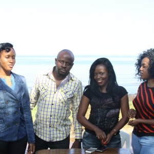 Horny Billy Benson Gitta smoked out with a gang of Babes at the Ssiena Beach Hotel. Extreme Left is Gorgeous Uwera Sharifah first lady and commander in chief.