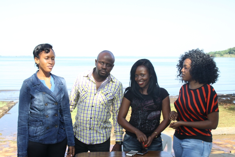 Horny Billy Benson Gitta smoked out with a gang of  Babes at the Ssiena Beach Hotel. Extreme Left is Gorgeous Uwera Sharifah first lady and commander in chief.
