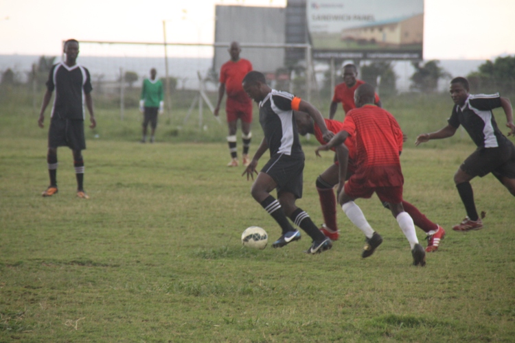 Lake Victoria Hotel (black) got their second win after beating Police 1-0.