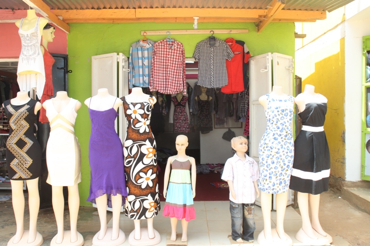 Ramsey Matovu's Boutique located in Abaita Ababiri.
