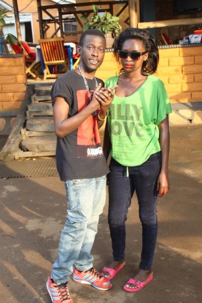 Dukie Matovu with sweet lovely Harriet.