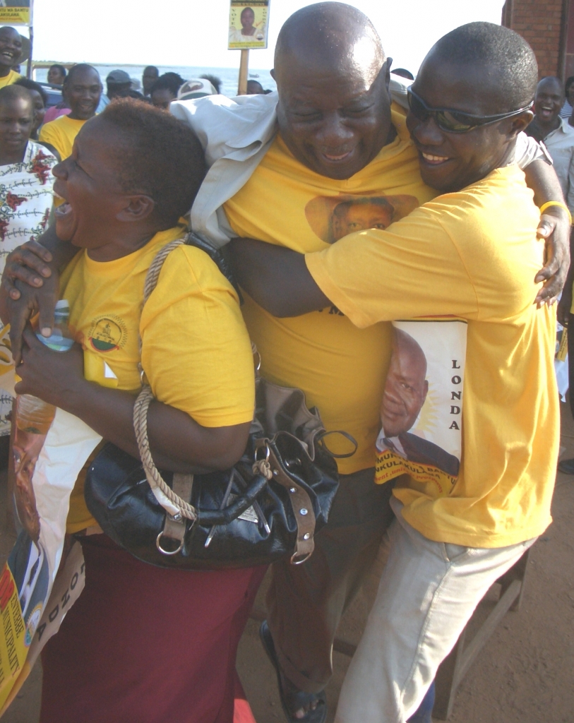 NRM party supporters Carrying Haji Jakira Ssali