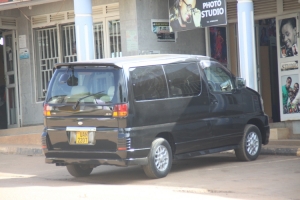 Airline Boss Hassan Ssegendo's fuel guzzling second hand machine.