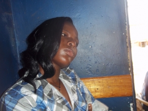 Crafty Maid Cathy  at Mpala Police Station refusing to talk.