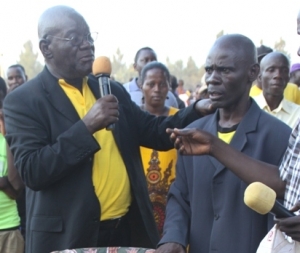 Ex Entebbe Div B Chairman  Joseph-Ssesanga  Campaigning For Votes