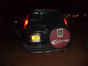 The car in which the couple was bonking in