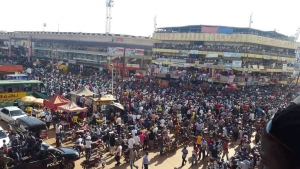 Besigye paralysed downtown Kampala.