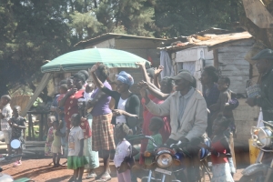 Business came to a stand still after shops were closed.