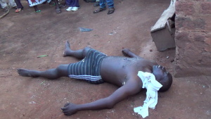 Charles Lwanga's body.