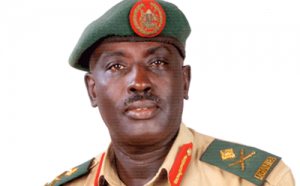 Farmers Party Presidential Candidate Gen. Biraaro on Museveni's throat over term limits.