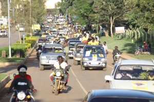 NRM Convoy storming Kigungu.