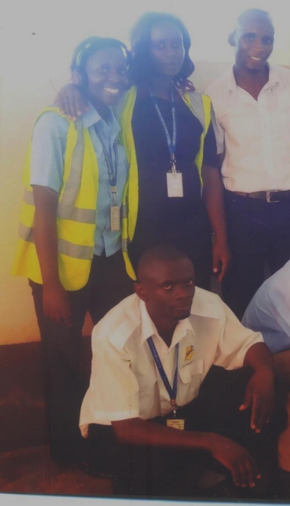 Nyazi Brenda(L) Smiling Sweet With Friends