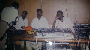 Peter Miles On The Master Mixer At Kabojja International School
