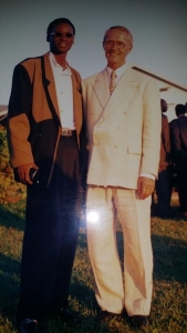 Peter Miles With Zungu Friend