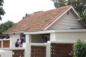 The apartment were the deceased was found dead.