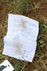 The note on success.