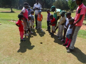 Young stars in a Golf session last year.