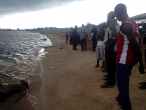 Beach staff in shock after spotting body floating on lake shores.