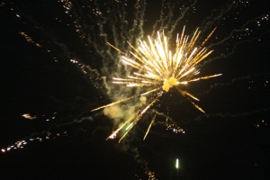 Fire works were in plenty.