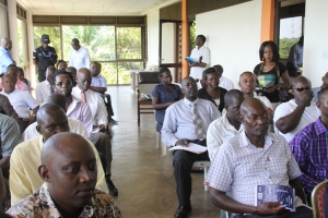 Some of the beach owners who attended the meeting.