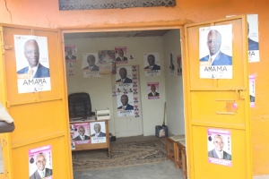 Amama Campaign office in Entebbe.