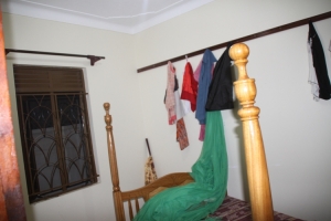 Inside the room where the deceased was found hanging.