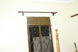 The room where the deceased was found hanging.