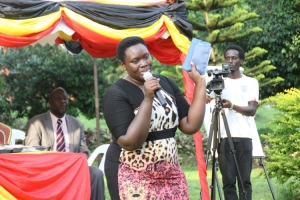 SFC's Capt. Barbara Barungi biffing with Diana Kibuuka.