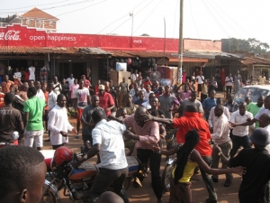 Boda Boda Riders corner Moses Asenga.