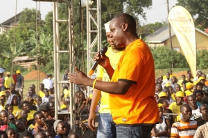 City Events organiser Balaam begging supports to vote Sevo.