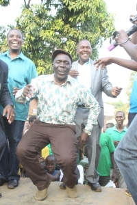 Mayor Kayanja in Monkey Dance Moves.