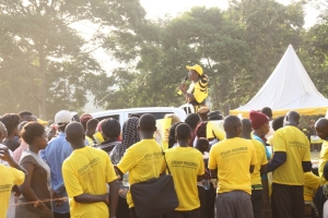 Rose Tumusiime presenting her Manifesto plan for Entebbe.