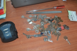 The master Keys that the bandits were using to break into houses.