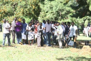Angry NRM Youth attack EC Presiding officers like bees.