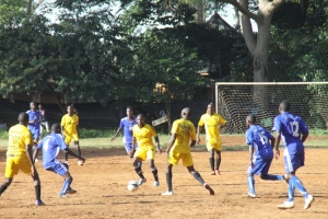 Masavu (in Yellow) beat Entebbe FC 1-0 in the second round.