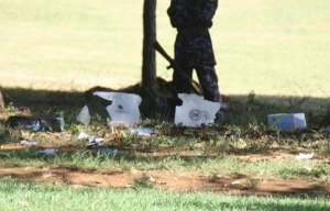 The Angry youth vandalized EC Voting Materials.