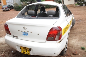 The deceased's car was towed to Lubowa Police Station.