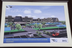 CAA Master plan showing a modern and expanded passenger terminal.
