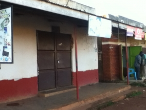 Jolly's bar and drinking Joint padlocked.